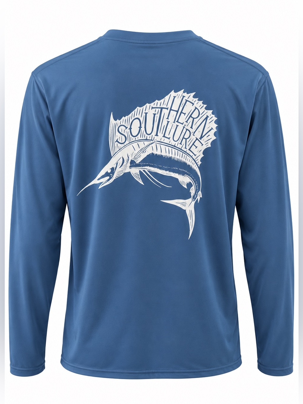 Southern Lure Men’s Long Sleeve Performance Tee - Slate Blue
